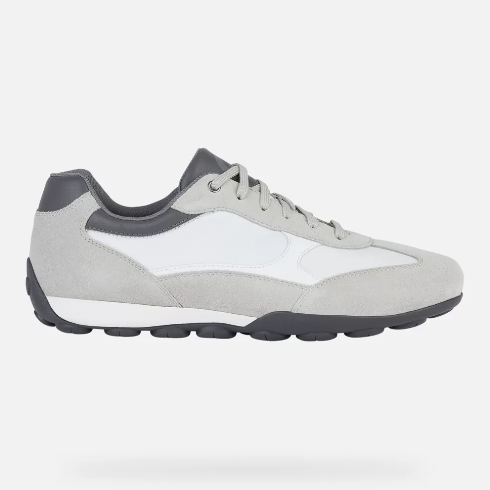 Respira™ | Sneakers | Geox SNAKE 2.0 HOMBRE - SNEAKERS de hombre gris claro/blanco