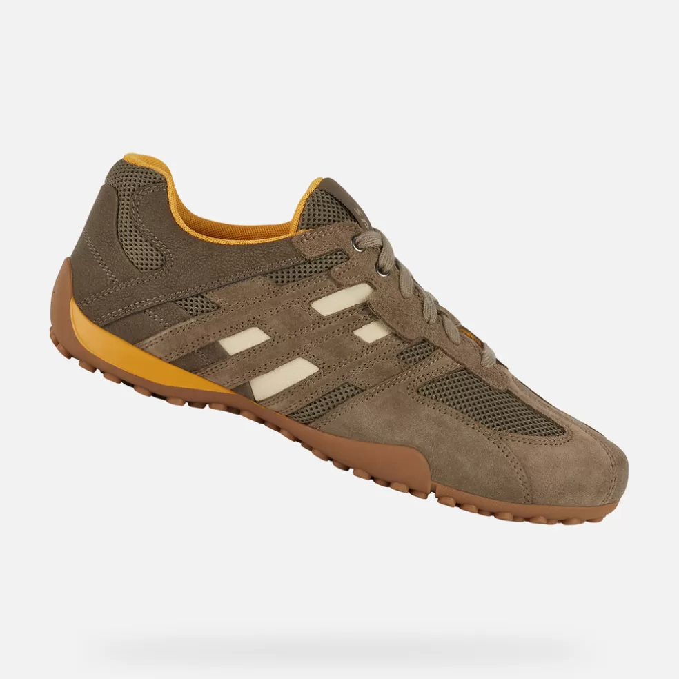 Respira™ | Sneakers | Geox SNAKE HOMBRE - SNEAKERS de hombre beige claro