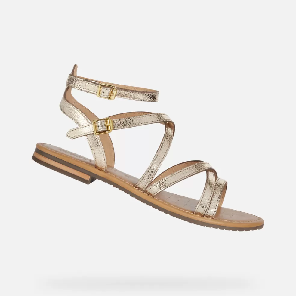 Respira™ | Sandalias | Geox SOZY S MUJER - SANDALIAS de mujer dorado