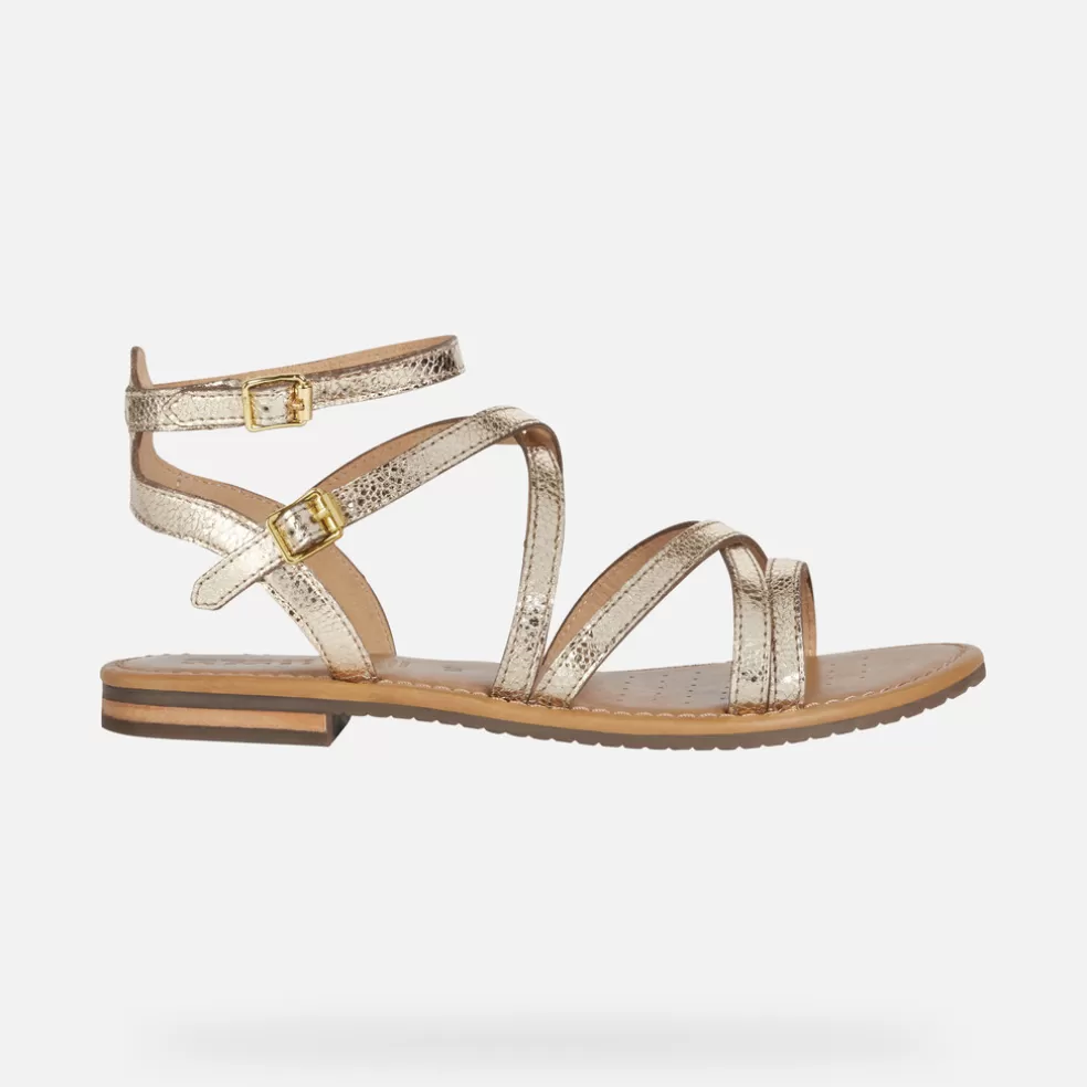 Respira™ | Sandalias | Geox SOZY S MUJER - SANDALIAS de mujer dorado