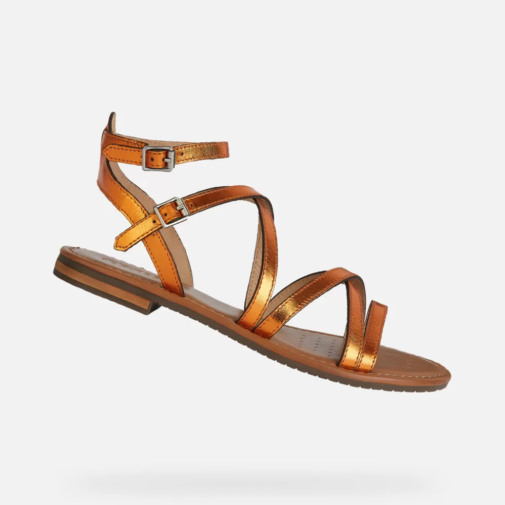 Respira™ | Sandalias | Geox SOZY S MUJER - SANDALIAS de mujer naranja