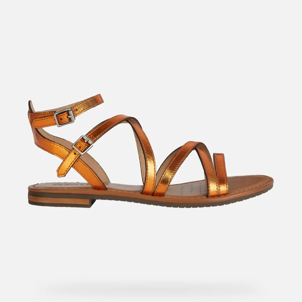 Respira™ | Sandalias | Geox SOZY S MUJER - SANDALIAS de mujer naranja