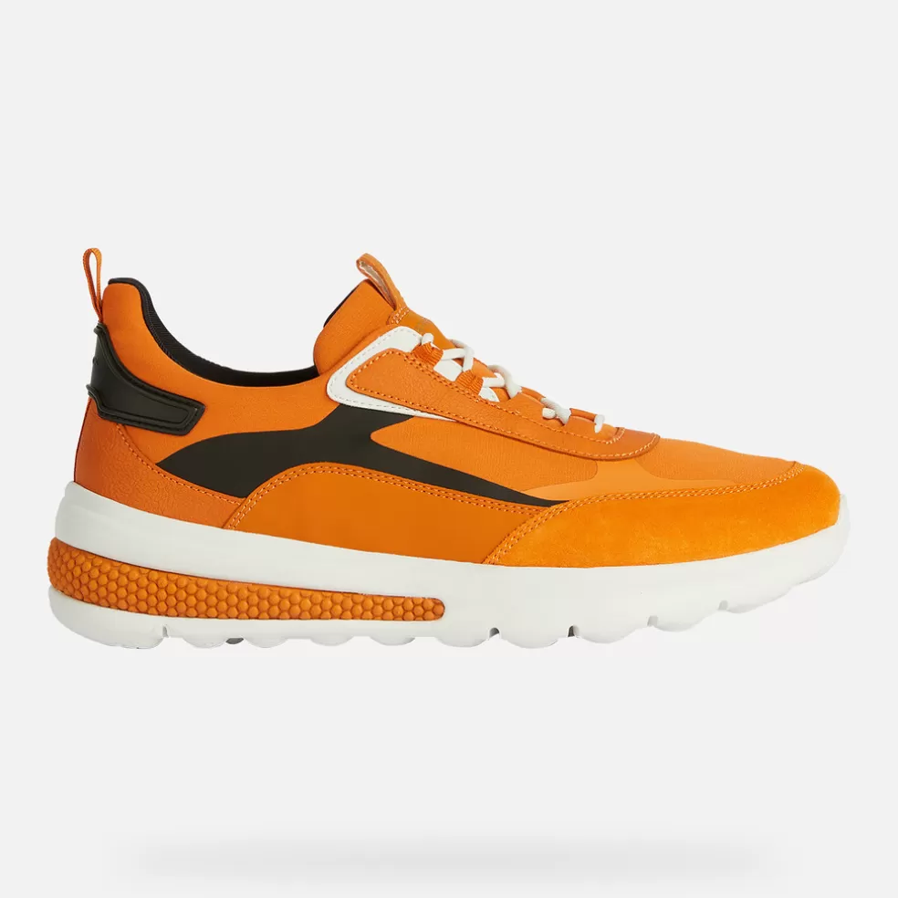 Spherica™ | Sneakers | Geox SPHERICA ACTIF HOMBRE - SNEAKERS de hombre naranja