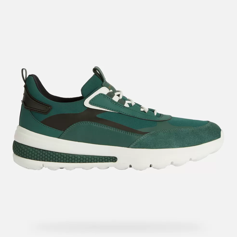 Spherica™ | Sneakers | Geox SPHERICA ACTIF HOMBRE - SNEAKERS de hombre verde oscuro