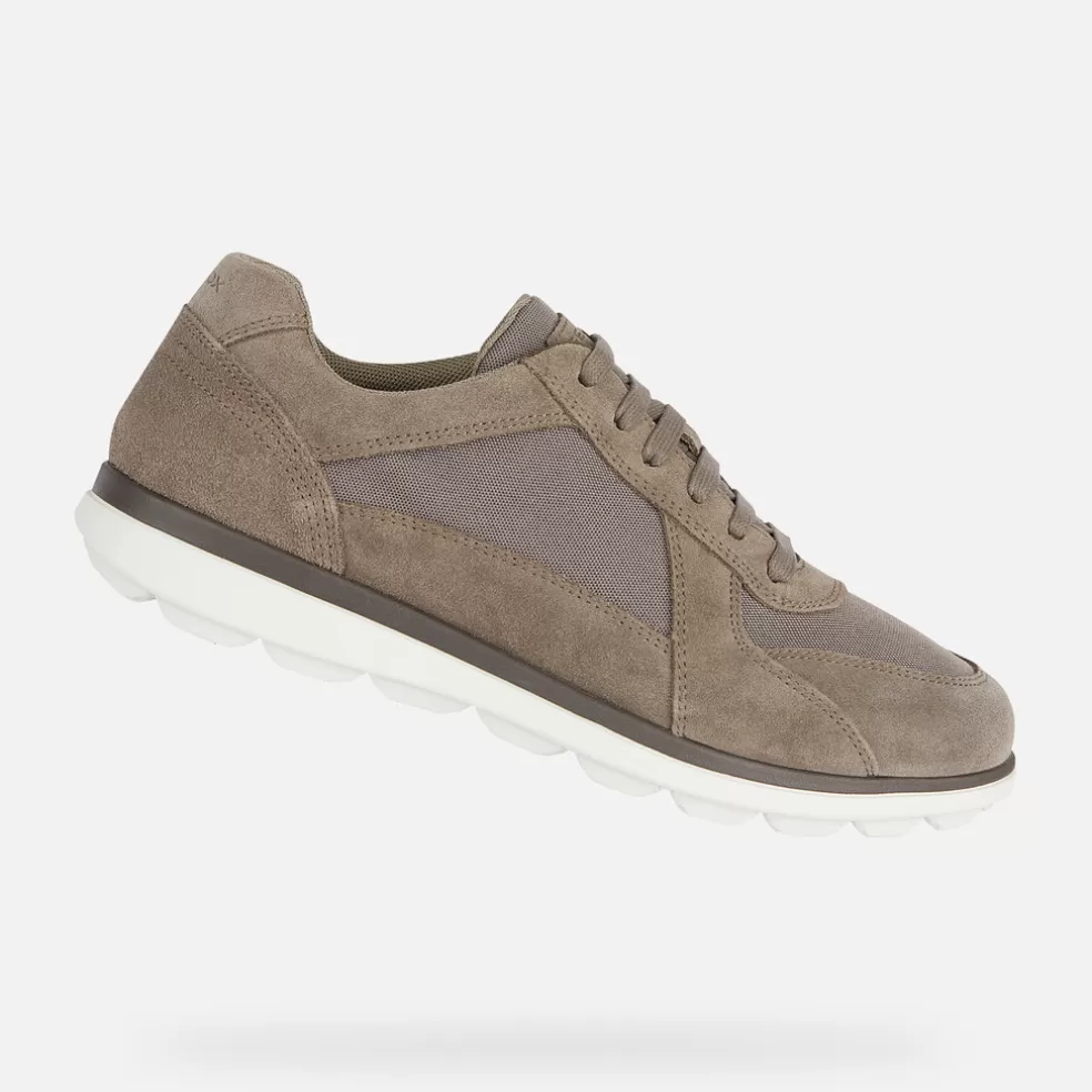 Spherica™ | Zapatos informales | Geox SPHERICA EC12 HOMBRE - ZAPATOS INFORMALES de hombre gris pardo