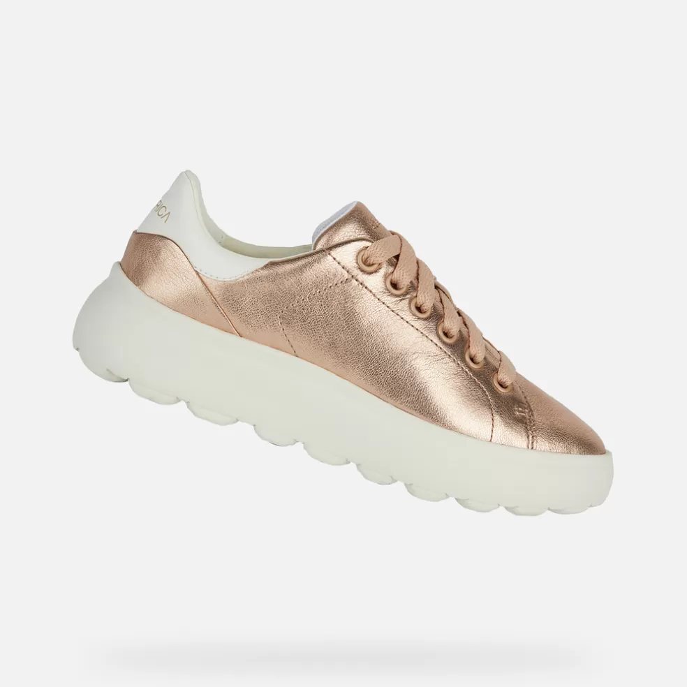 Spherica™ | Sneakers | Geox SPHERICA EC4.1 MUJER - SNEAKERS de mujer rosa oro/blanco