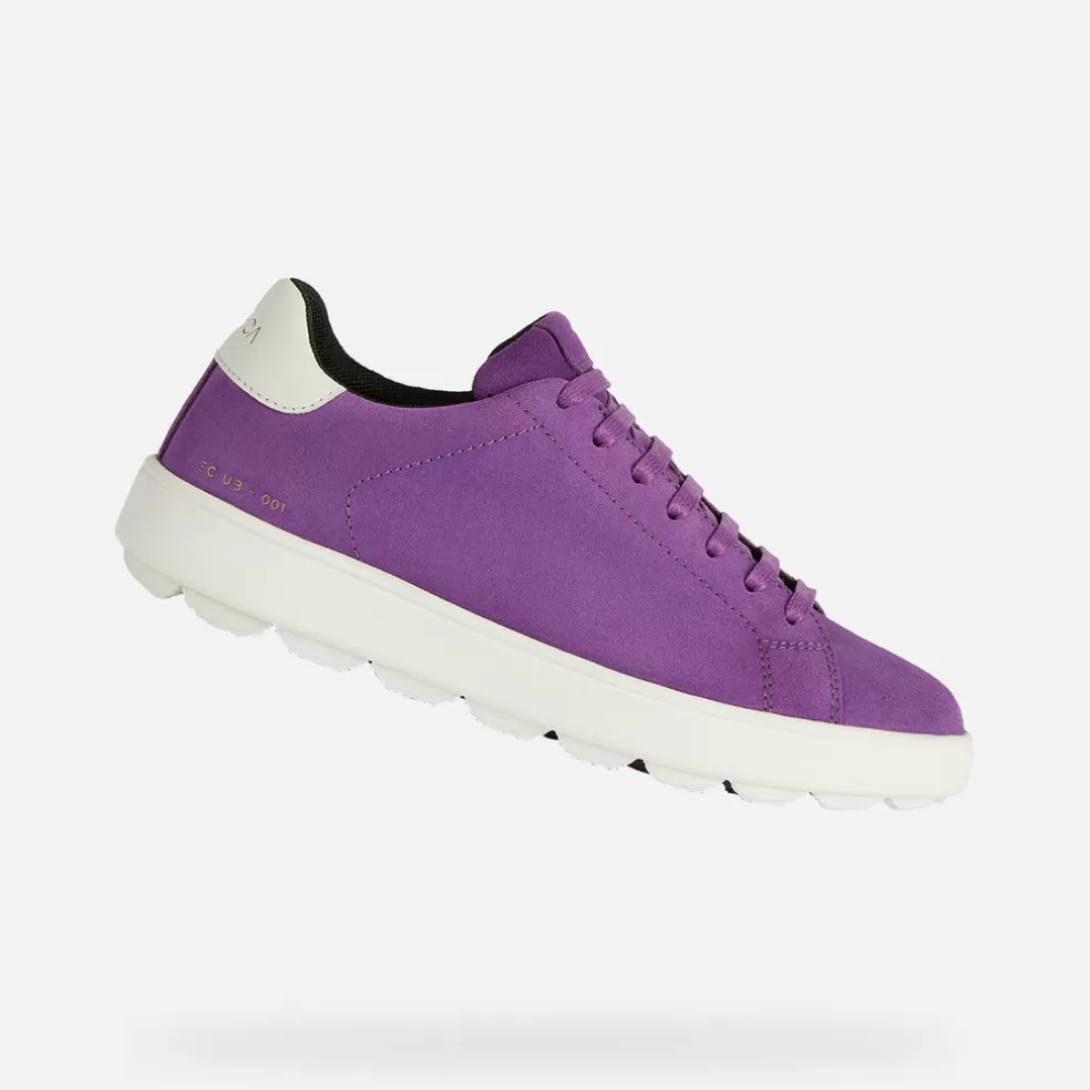 Spherica™ | Sneakers | Geox SPHERICA ECUB-1 MUJER - SNEAKERS de mujer violeta/blanco