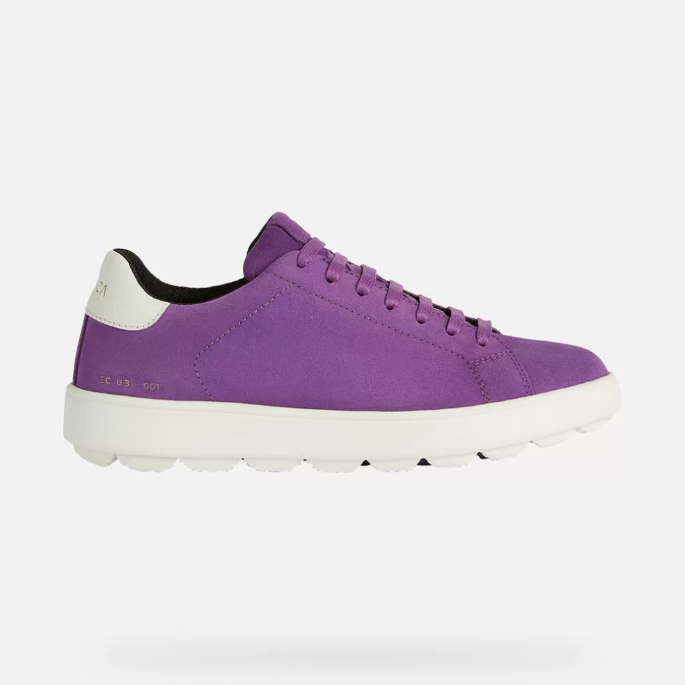 Spherica™ | Sneakers | Geox SPHERICA ECUB-1 MUJER - SNEAKERS de mujer violeta/blanco