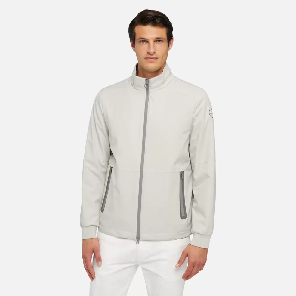 Respira™ | Chaquetas bomber | Geox SPHERICA HOMBRE - CHAQUETAS BOMBER de hombre gris claro