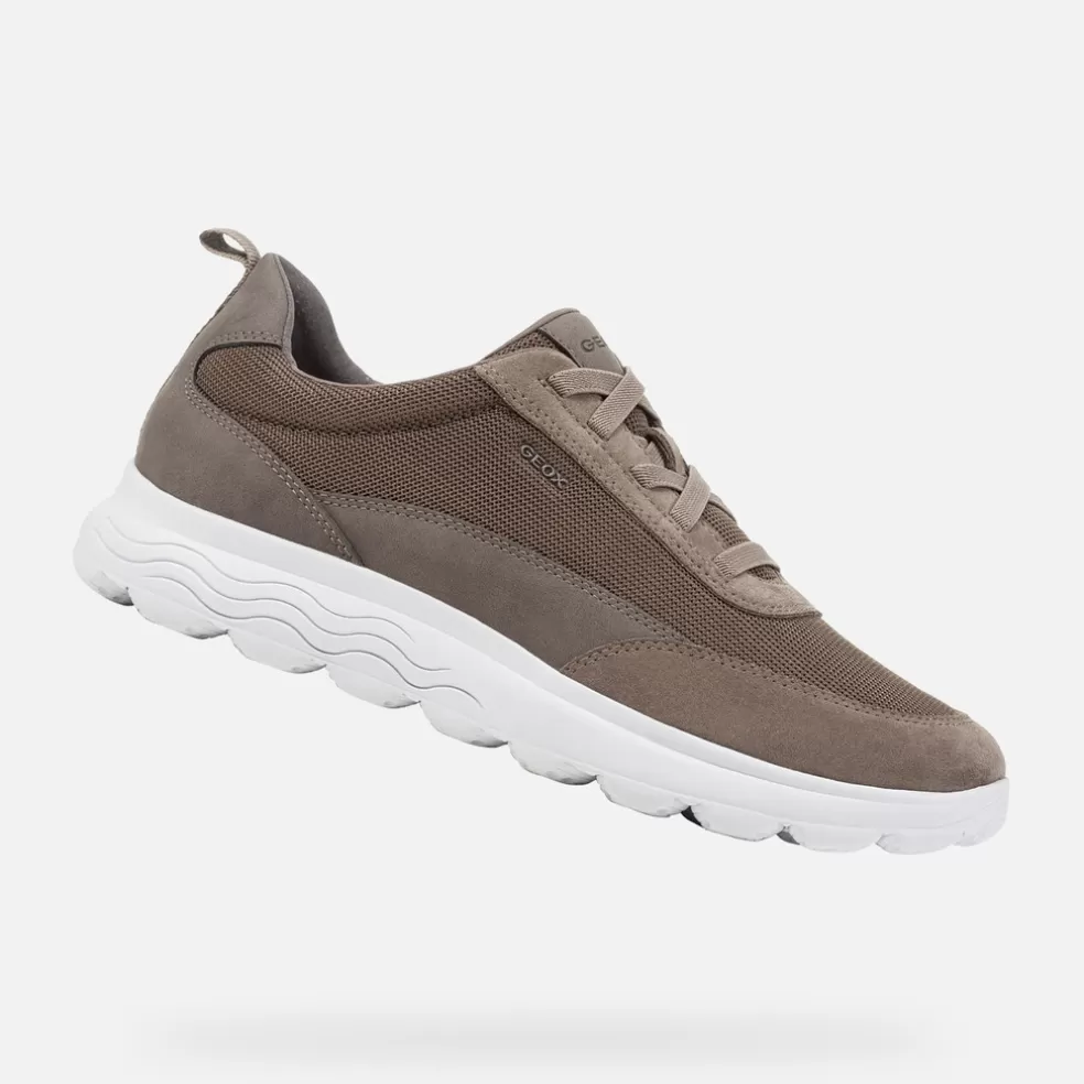 Spherica™ | Sneakers | Geox SPHERICA HOMBRE - SNEAKERS de hombre gris pardo