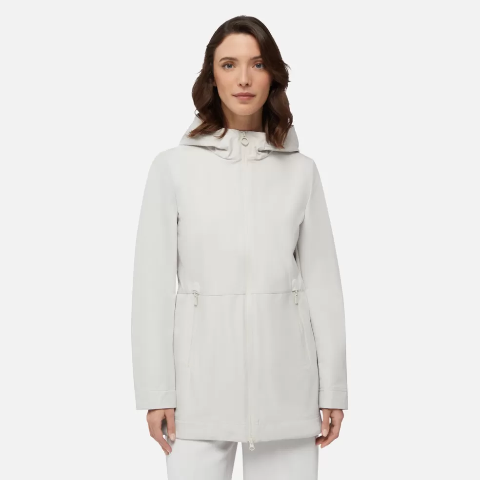 Parkas | Geox SPHERICA MUJER - PARKAS de mujer blanco lechoso