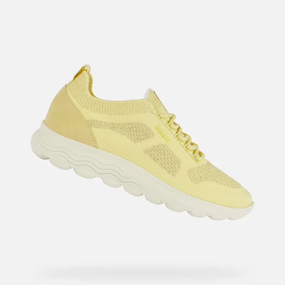 Spherica™ | Sneakers | Geox SPHERICA MUJER - SNEAKERS de mujer amarillo claro