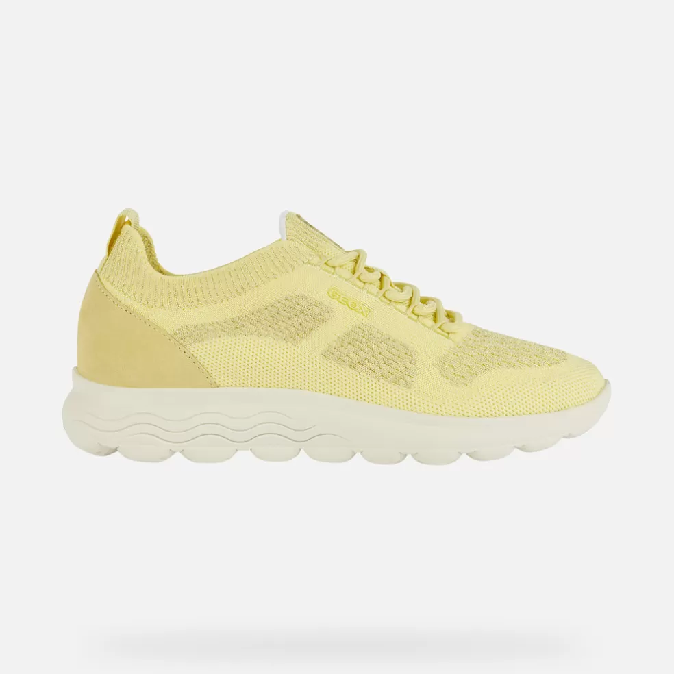 Spherica™ | Sneakers | Geox SPHERICA MUJER - SNEAKERS de mujer amarillo claro