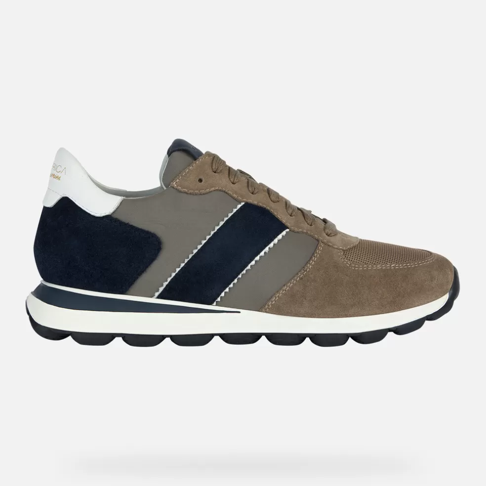 Spherica™ | Sneakers | Geox SPHERICA VSERIES HOMBRE - SNEAKERS de hombre beige/azul marino