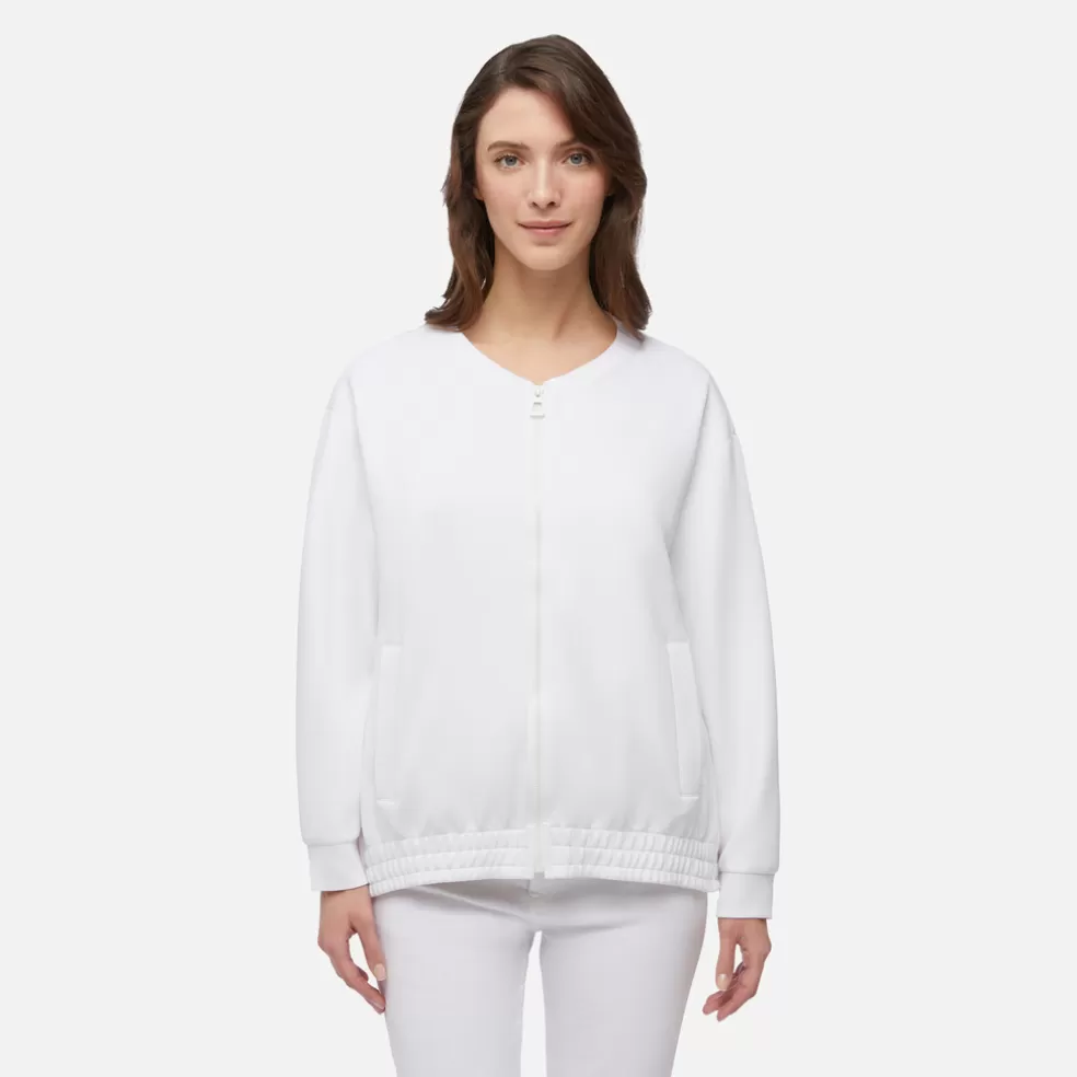 Sudaderas | Geox SWEATER MUJER - SUDADERAS de mujer blanco