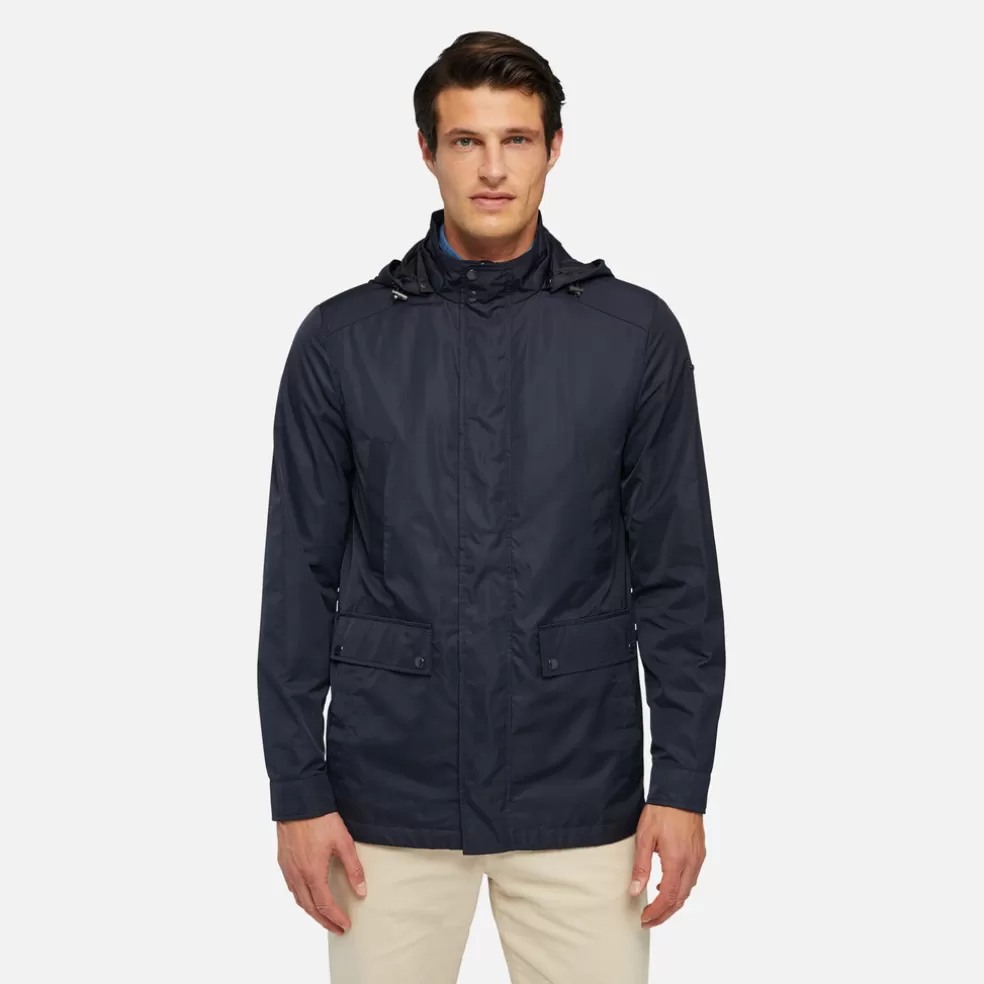 Respira™ | Chaquetas | Geox TEVERE HOMBRE - CHAQUETAS de hombre azul medianoche