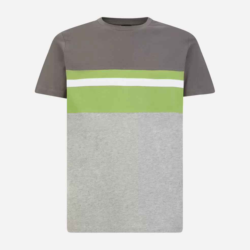 Camisetas y polos | Geox T-SHIRT HOMBRE - CAMISETAS Y POLOS de hombre antracita/gris melange