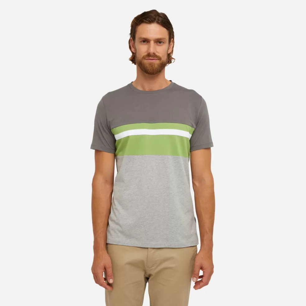 Camisetas y polos | Geox T-SHIRT HOMBRE - CAMISETAS Y POLOS de hombre antracita/gris melange