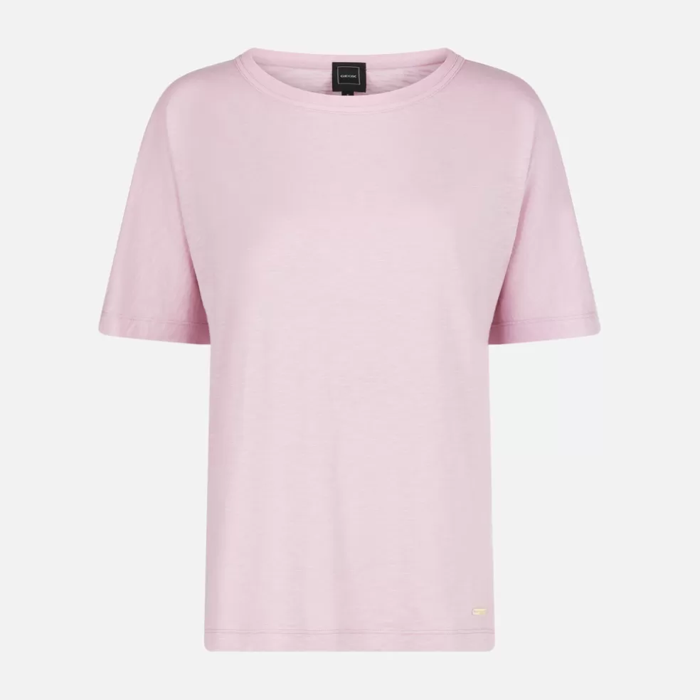 Camisetas y polos | Geox T-SHIRT MUJER - CAMISETAS Y POLOS de mujer rosa antiguo