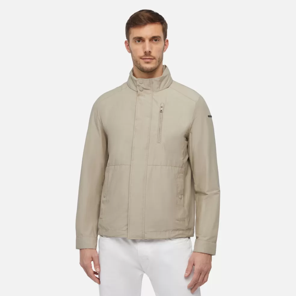 Respira™ | Chaquetas | Geox VINCIT HOMBRE - CHAQUETAS de hombre beige