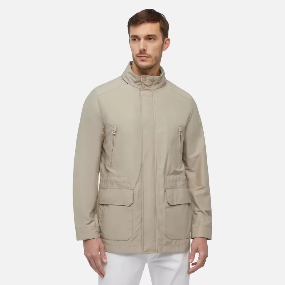 Respira™ | Chaquetas | Geox VINCIT HOMBRE - CHAQUETAS de hombre beige