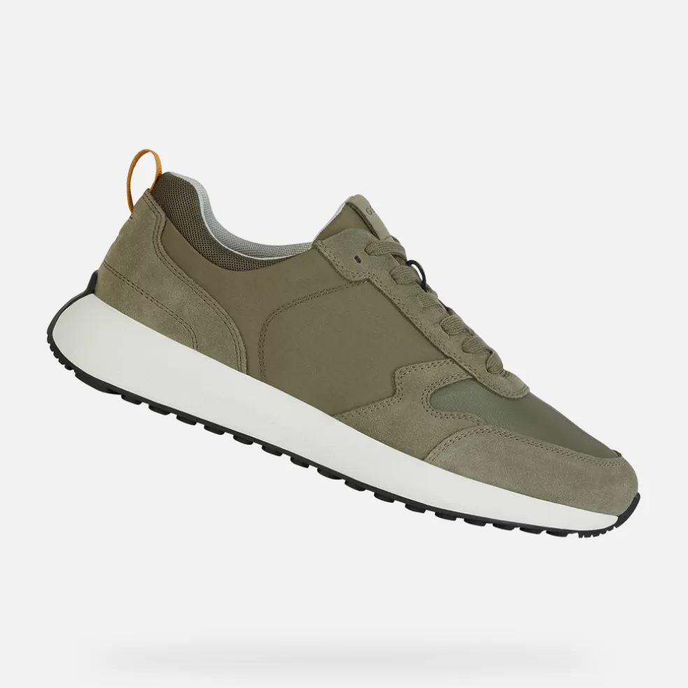 Respira™ | Sneakers | Geox VOLPIANO HOMBRE - SNEAKERS de hombre verde salvia