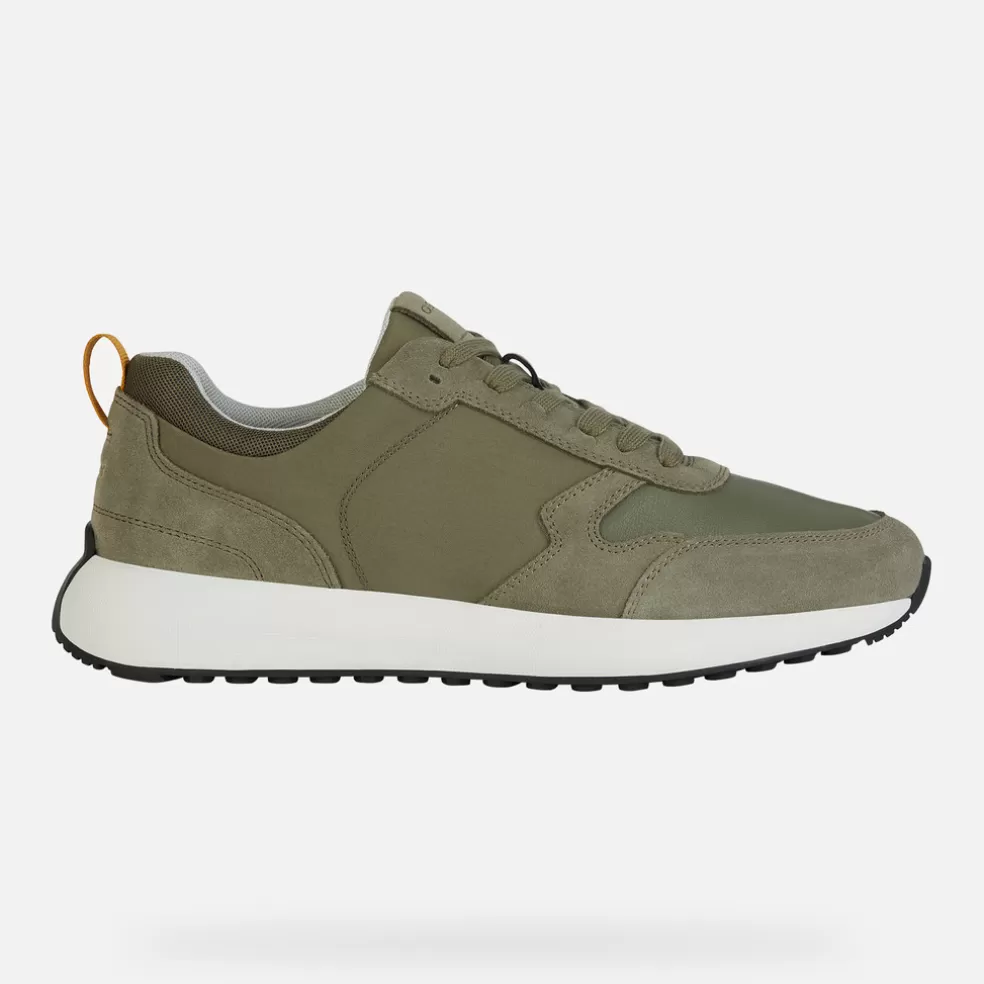 Respira™ | Sneakers | Geox VOLPIANO HOMBRE - SNEAKERS de hombre verde salvia