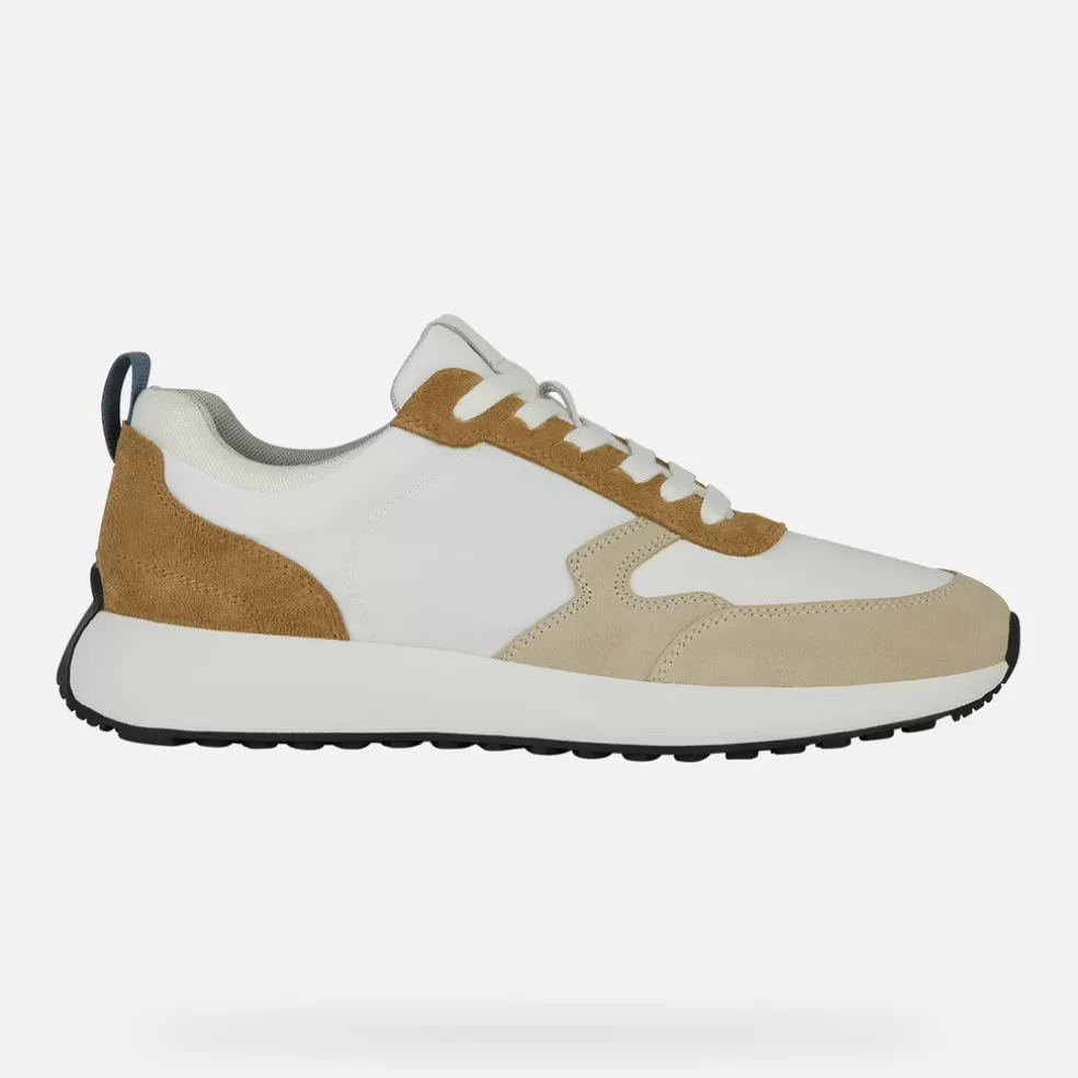 Respira™ | Sneakers | Geox VOLPIANO HOMBRE - SNEAKERS de hombre beige claro/blanco