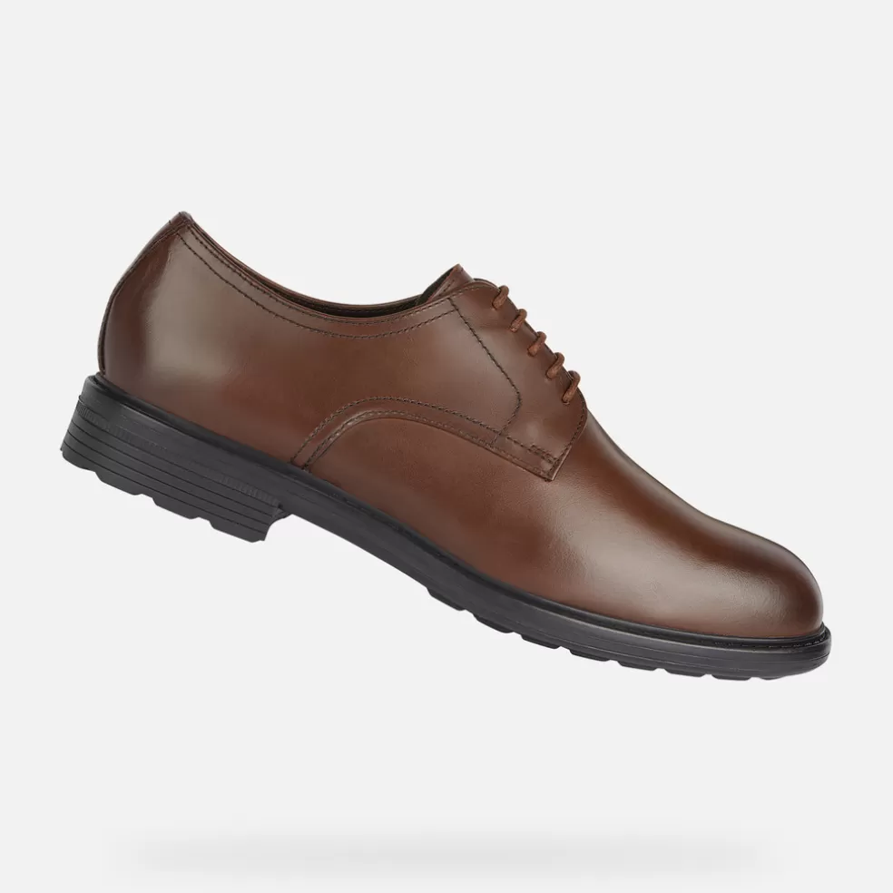 Respira™ | Zapatos formales | Geox WALK PLEASURE HOMBRE - ZAPATOS FORMALES de hombre coñac