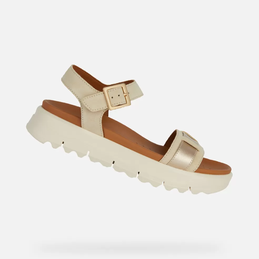 Xand 2™ | Sandalias | Geox XAND 2.1S MUJER - SANDALIAS de mujer beige/dorado claro